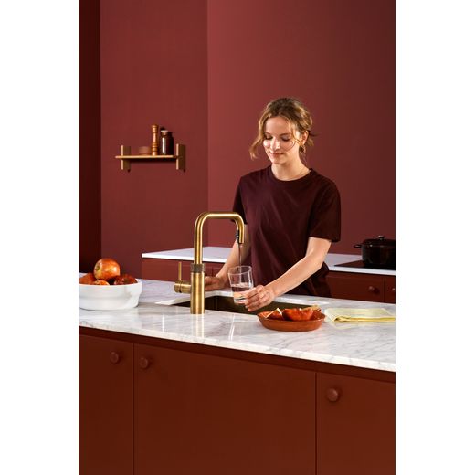 Quooker Flex Square - Patinated Brass - Filtered water